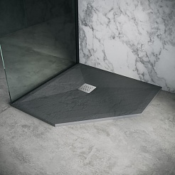 Grossman Душевой поддон Strong 90x90 GR-S29090D графит – фотография-2